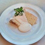 Cafe Harmony - 本日の自家製ケーキＳｅｔ（シフォンケーキ）780円+税　2014/10