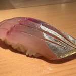 鮨 むとう - 鯵(愛媛)　◎◎