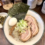 麵や きさ乃 - 九月限定 和節背脂塩中華そば 特製トッピング