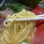 麺処いのこ - えび塩_中太麺