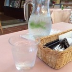 Restaurant hinata - ミント入りお水☆