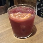 HIDETOU - サングリア（450円）　ワインをオレンジジュースで割っていますのでジュースのように飲めます