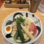 銀座 朧月 - トマトカレーつけ麺1300円 大盛