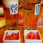 新時代 - 生中209円/ハイボール165円⇒2人分税込206円