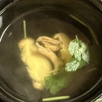 石ばし - 肝吸いはシンプル、椎茸が決め手