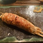 焼き鳥 柳さわ - つくね。子どもたちはお代わり