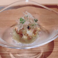 日本料理FUJI - 焼き茄子寄せとドウマンガニ