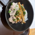 ブッフェアンドカフェ スロープサイドダイナー ザクロ - しゃぶしゃぶ　その場で作ってくれます