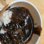 317088606 - 牛肉タップリの黒カレー