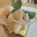 ピッツェリア チッチョ  - 桃のタルト