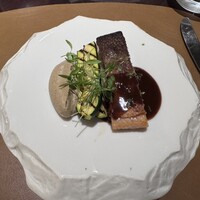  「メトロポリタングリル」 ヒルトン東京 - サーモングリル（メイン料理）を選択