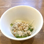 酒楽亭 空庵 - ゴーヤと玉葱と鴨肉の燻製サラダ