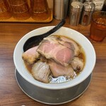 純手打ち だるま - チャーシューめん1350円＋麺大盛(250g)150円