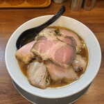 純手打ち だるま - チャーシューめん1350円＋麺大盛(250g)150円