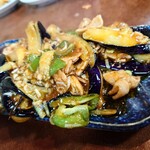 そば処 福島屋 - なすの揚げ浸し