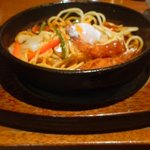 洋食屋 開明軒 - あんかけスパエビフライ（880円）