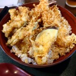 割烹うらしま - 天丼アップ