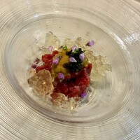 鉄板焼 天 六本木 - ユッケ