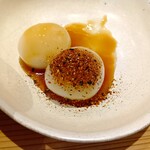 甘味みつや - ゴソっと出てしまった七味唐辛子