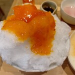 甘味みつや - たっぷりの梅シロップ
