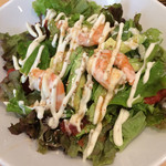 サンズマーケットカフェ - エビとアボカドのサラダ丼(ランチ)