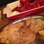 コディタッキーフライドチキン！でかい！