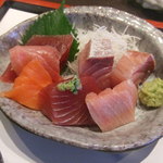 水神 - 本日の刺身定食の刺身