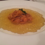 北島亭 - 雲丹のコンソメゼリー寄せ