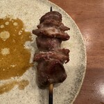 焼鳥 せきね - 砂肝＆エンガワ（追加おまかせ）