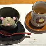 下関温泉 風の海  - ほうじ茶のアイス