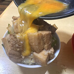 ワンパク軒 - 溶き卵も流し込み