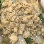 ワンパク軒 - 背油たっぷり