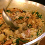 モンシリ - 残ったフデ鍋のスープでおじや！