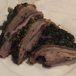 北島亭 - 骨周り、かなりトロプヨな部分もあるがパセリの香りで食べやすく