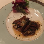 北島亭 - セップ茸。味の濃さ抜群で、一瞬肉好きを返上しそうに