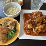 ダオフー - メイン料理→鶏肉の四川炒め