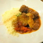 オー・ペシェ・グルマン - 仔羊と野菜の煮込みクスクス添え2,100円