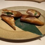 たから亭 - スモークチキンと3種のチーズ春巻