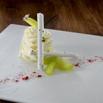 レストラン ユラユラ - マスカルポーネのホワイトモンブラン