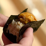 鮨よしかわ 海道 - 毛蟹ウニ