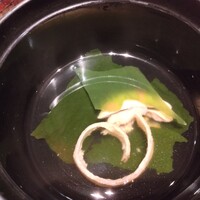 うなぎ四代目菊川 東京駅黒塀横丁店 - 肝吸い、限りなく優しめ