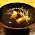 日本料理 銀座 大野 - 松茸のお吸物 2014.10.1x