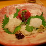 日本料理 銀座 大野 - 本日のお造り 2014.10.1x