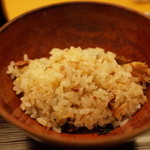 日本料理 銀座 大野 - 新秋刀魚の釜炊きご飯 2014.10.1x