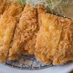 とんかつや漫遊亭 - 自慢ロースとんかつ定食(御飯大盛り)