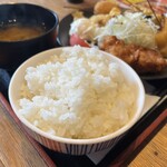 串かつ でんがな - ご飯　並盛で充分
