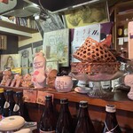 まんまキャブ - カウンター席から