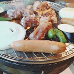 高千穂 鶏の炭火焼き - 