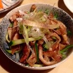 よこ山 - 地鶏皮ぽん酢