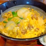 まえだ食堂 - 牛卵とじ丼